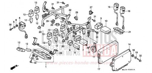 WINDLAUFSTREBE (ST1100AS) ST1100AS de 1995
